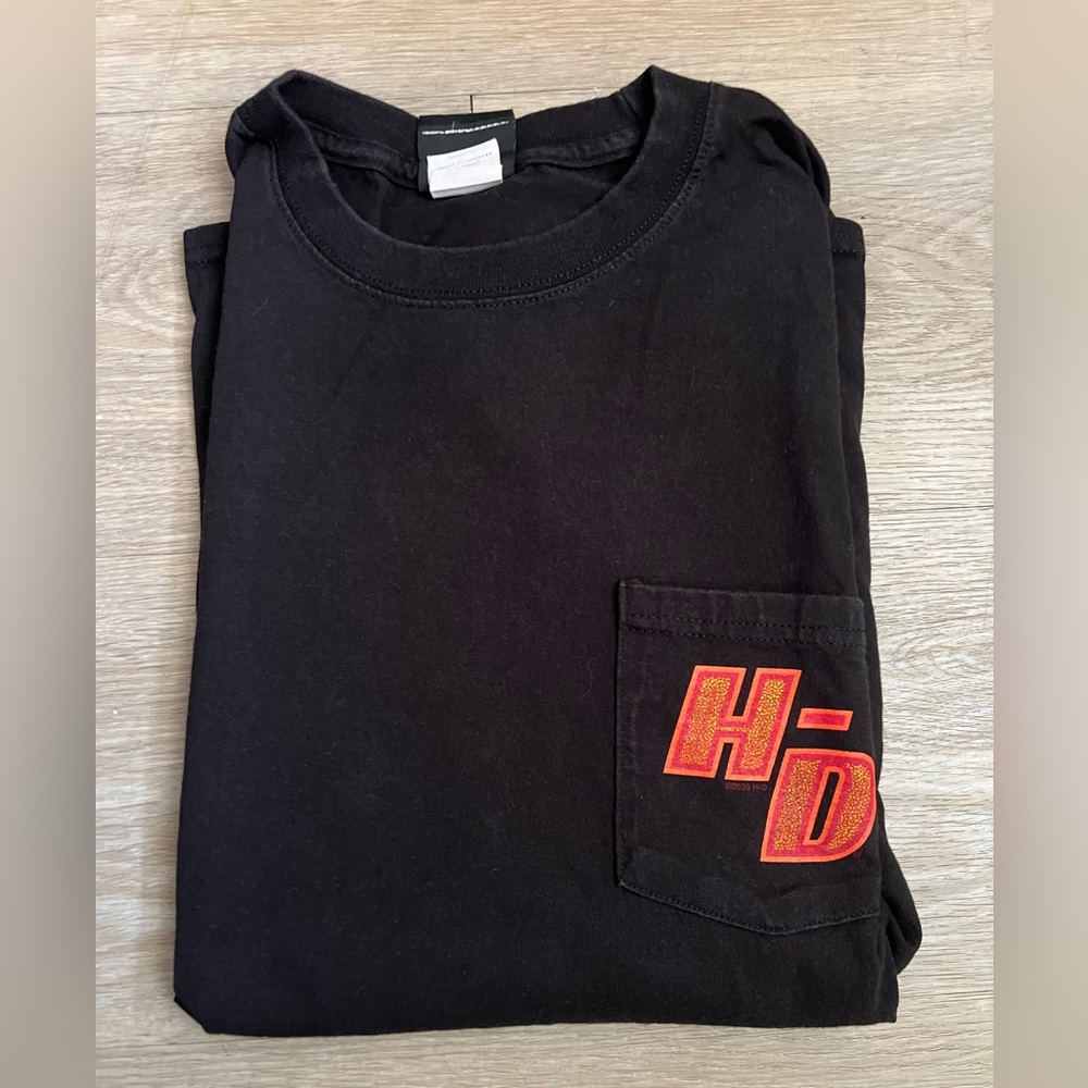 Harley Davidson long sleeve pocket Tshirt